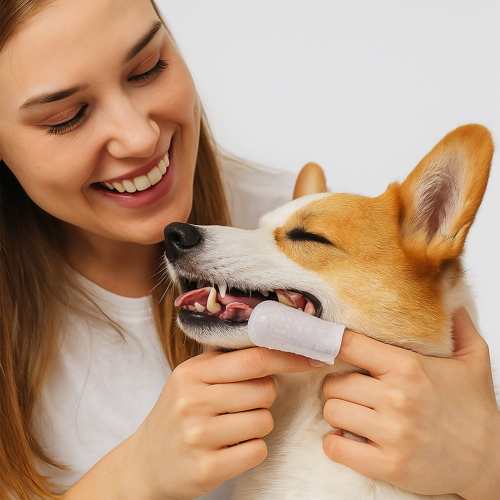 Tooth Cleaning Finger Wipes for Pets – Care & More