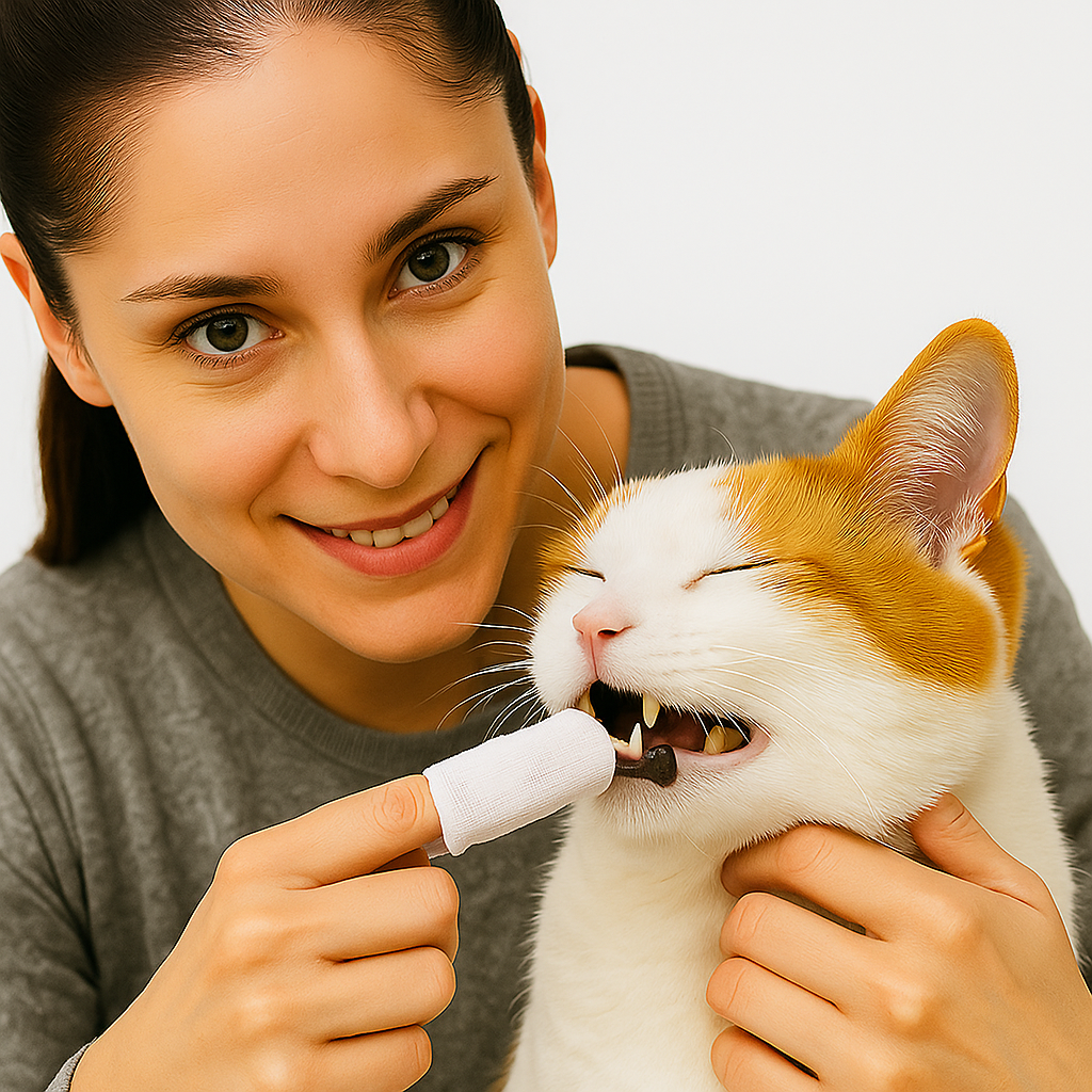 Tooth Cleaning Finger Wipes for Pets – Care & More