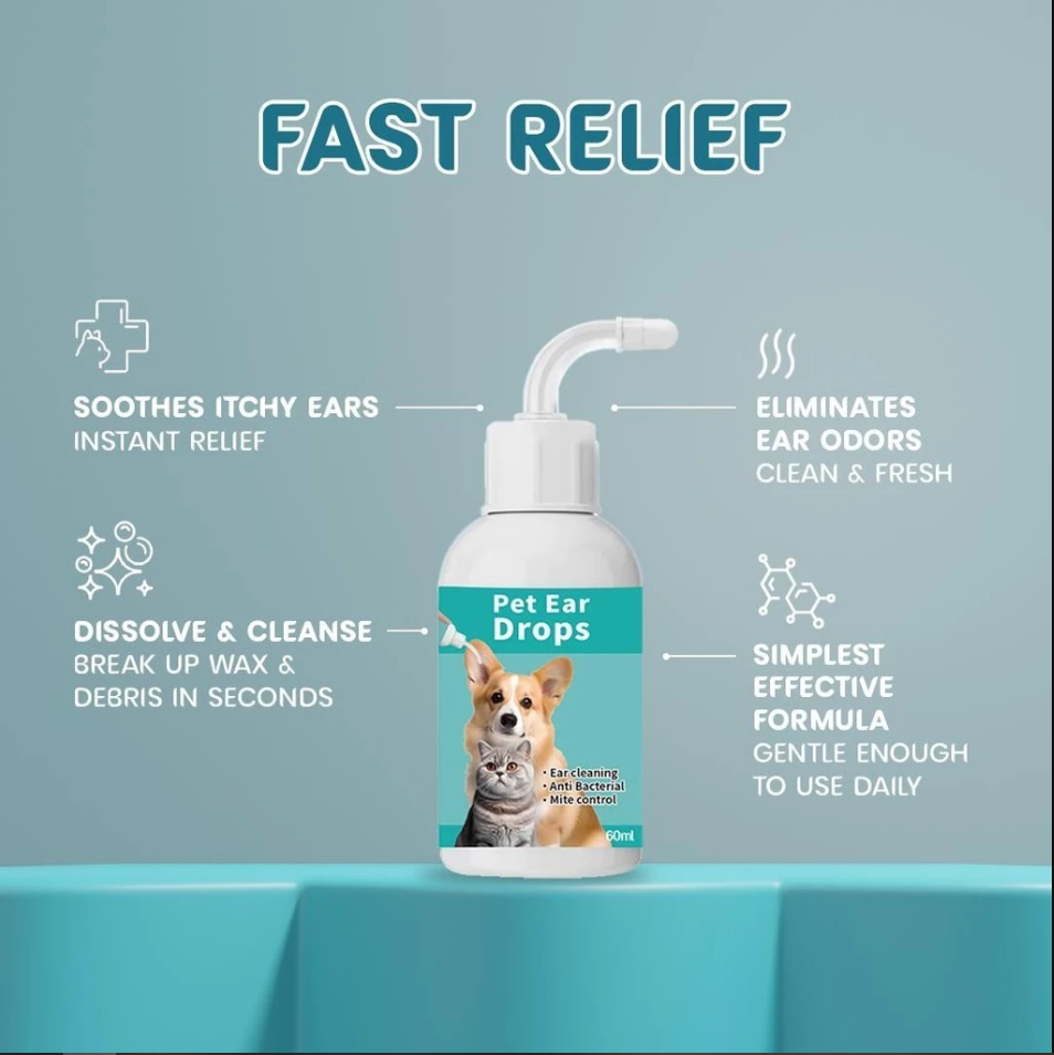 Natural Cat Ear Cleaning Drops – Care & More