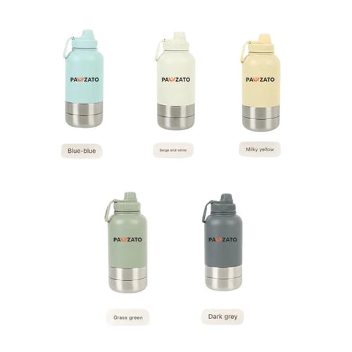 3-in-1 Stainless Steel Pet Bottle