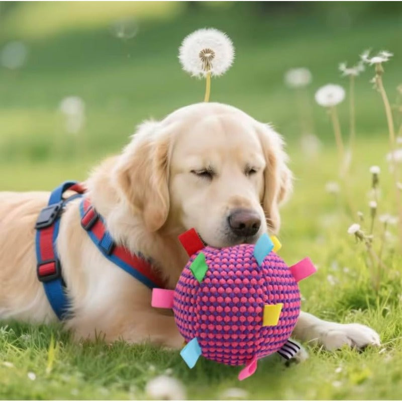 Interactive Plush Dog Toy