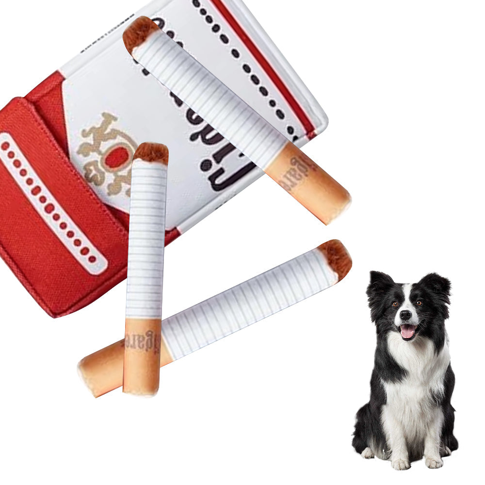 Cuddle Ciggy Plush Cigarette Dog Toy Set