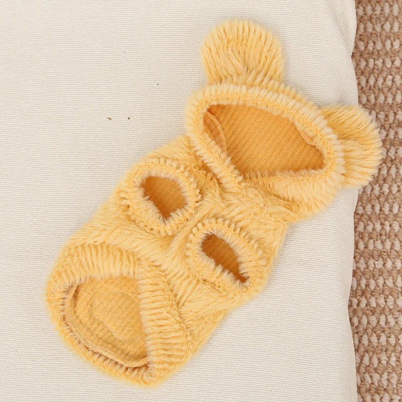 Cartoon Fleece Pet Hoodie