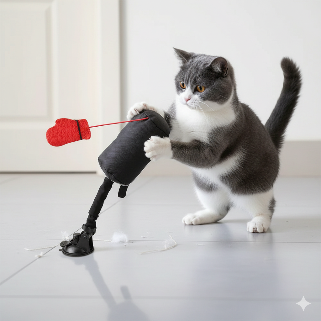 Interactive Cat Punching Bag Toy – Cat Toys
