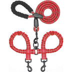 Heavy Duty Dog Leash with Shock Absorbing Bungee