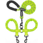 Heavy Duty Dog Leash with Shock Absorbing Bungee
