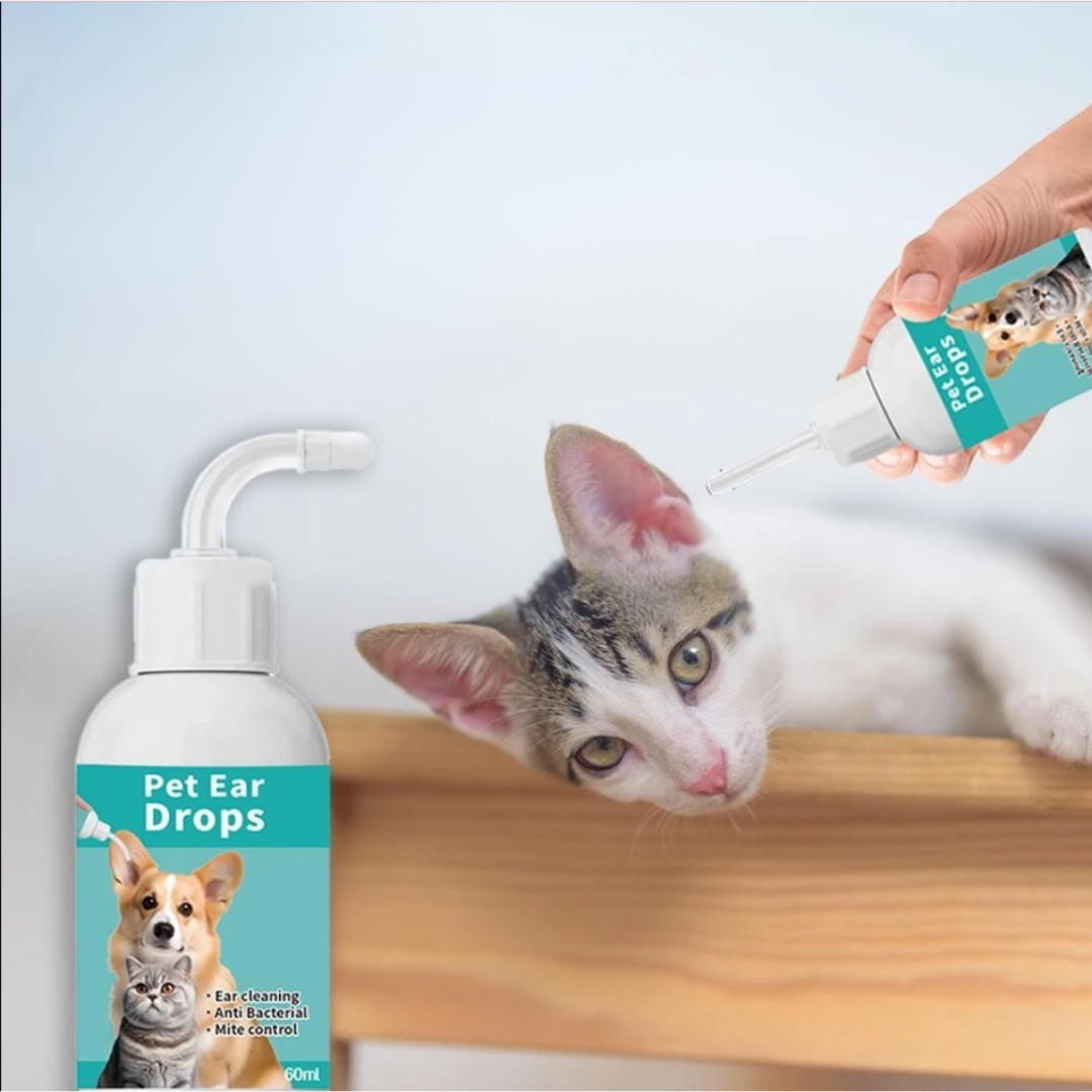 Natural Cat Ear Cleaning Drops – Care & More