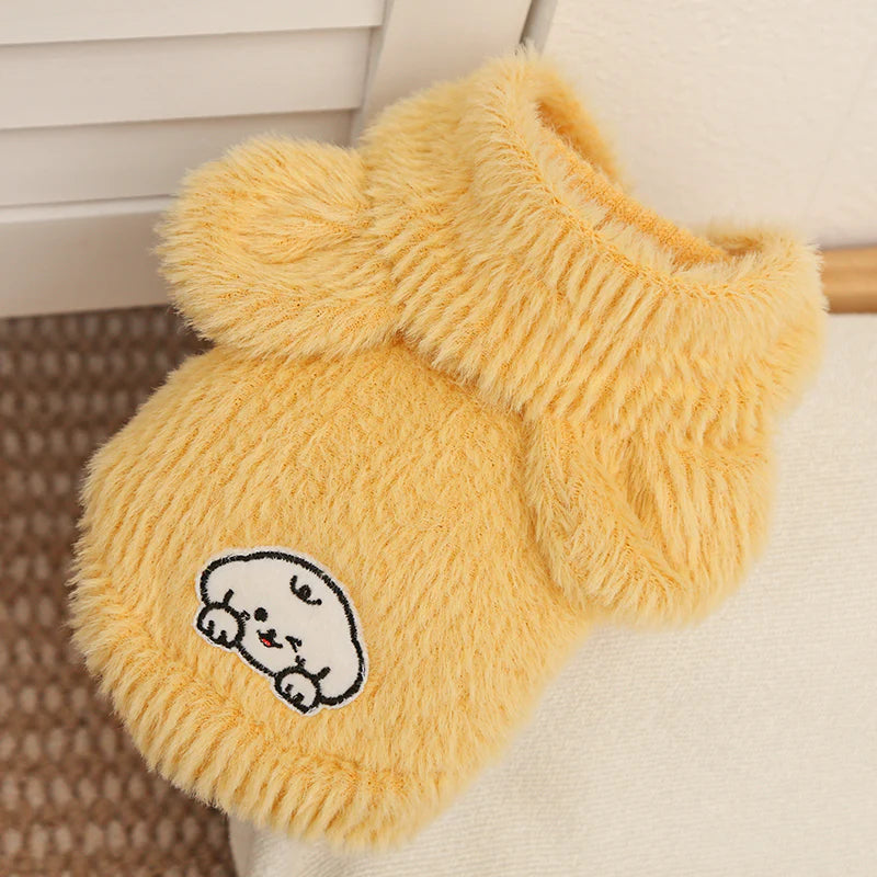 Cartoon Fleece Pet Hoodie