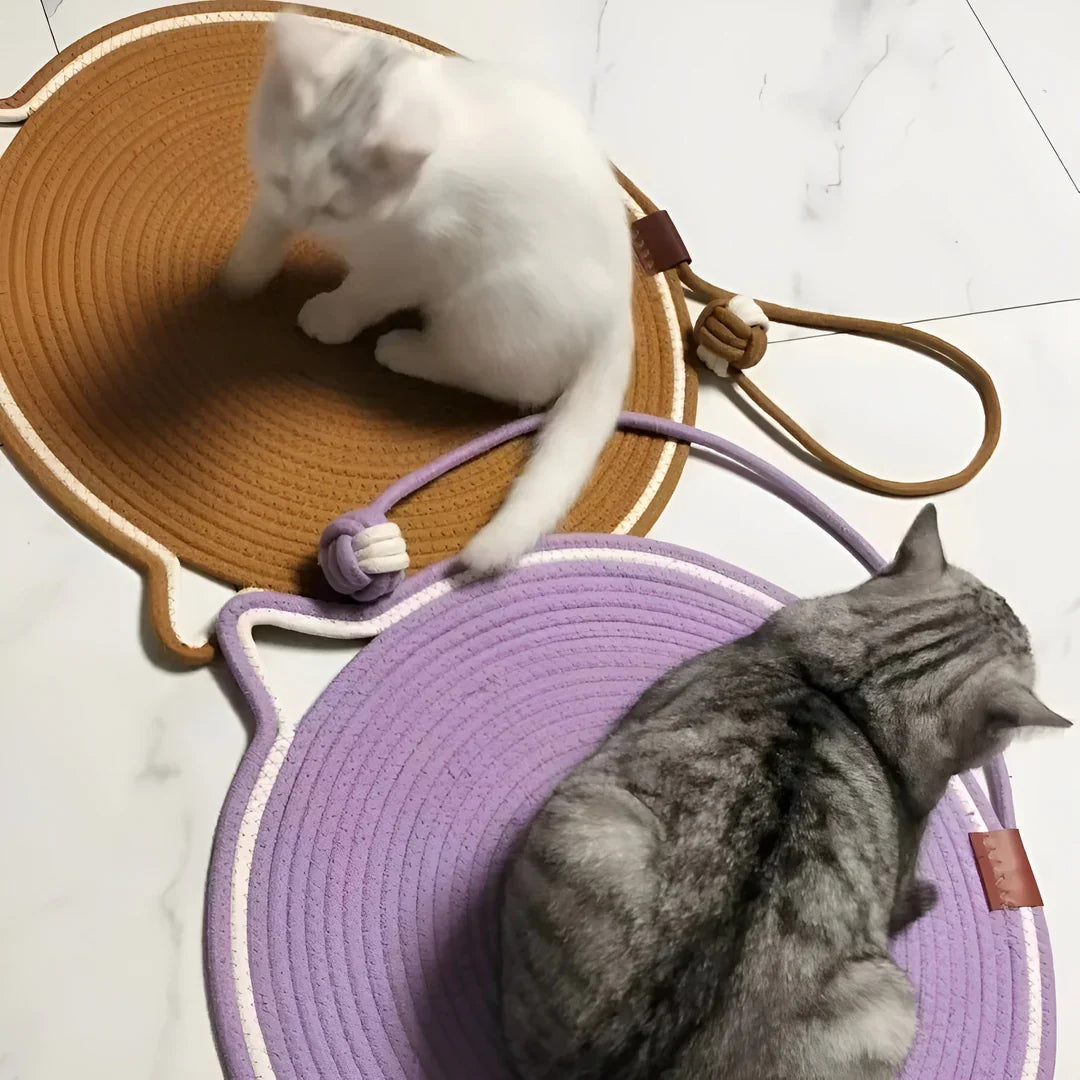 Cotton Rope Cat Scratching Mat – ScratchMate – Cat Beds