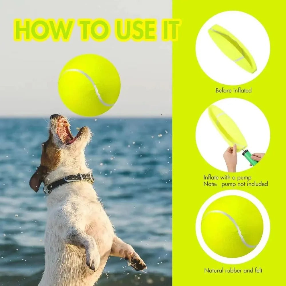 Durable Giant Tennis Ball Dog Toy – Dog Toys