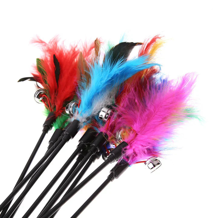 Cat Feather Toys (5-Pack) – PlayFeather – Cat Toys