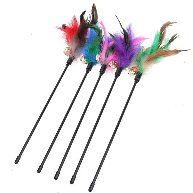 Cat Feather Toys (5-Pack) – PlayFeather – Cat Toys
