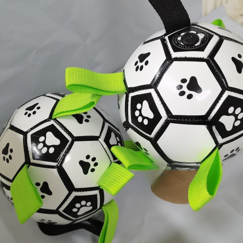 Robust dog toy ball with pull handles – Dog Toys
