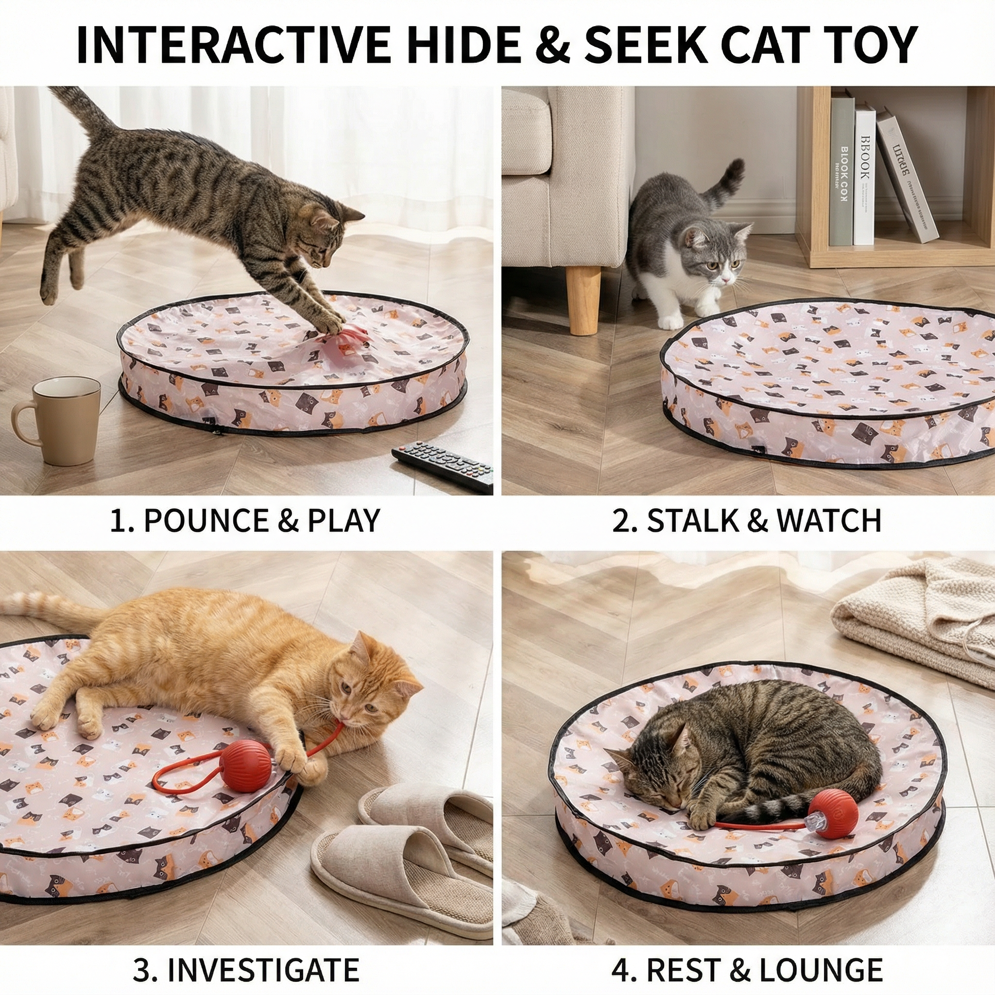 Interactive Hide and Seek Cat Toy – Cat Toys