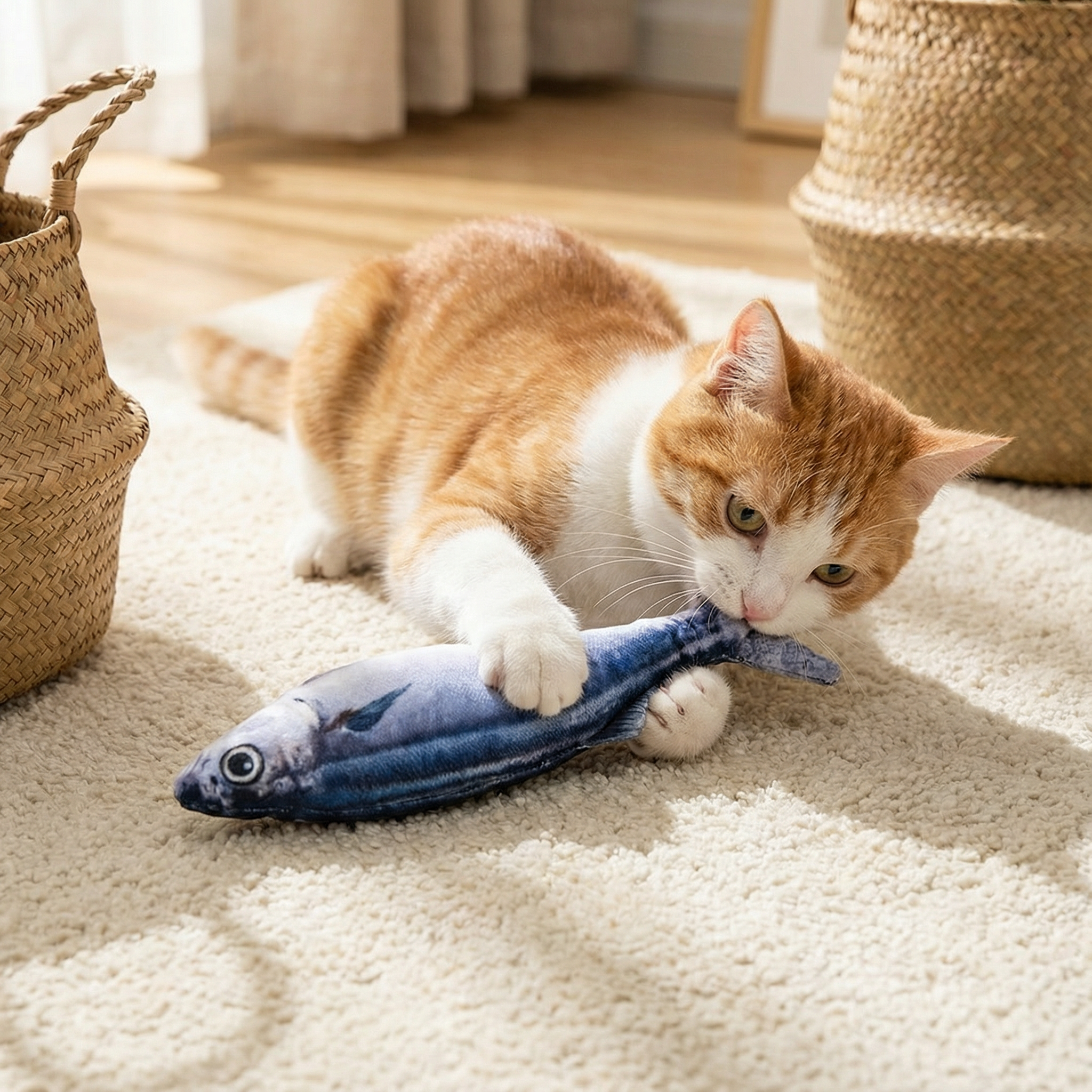 Interactive Wiggly Fish Cat Toy – Cat Toys