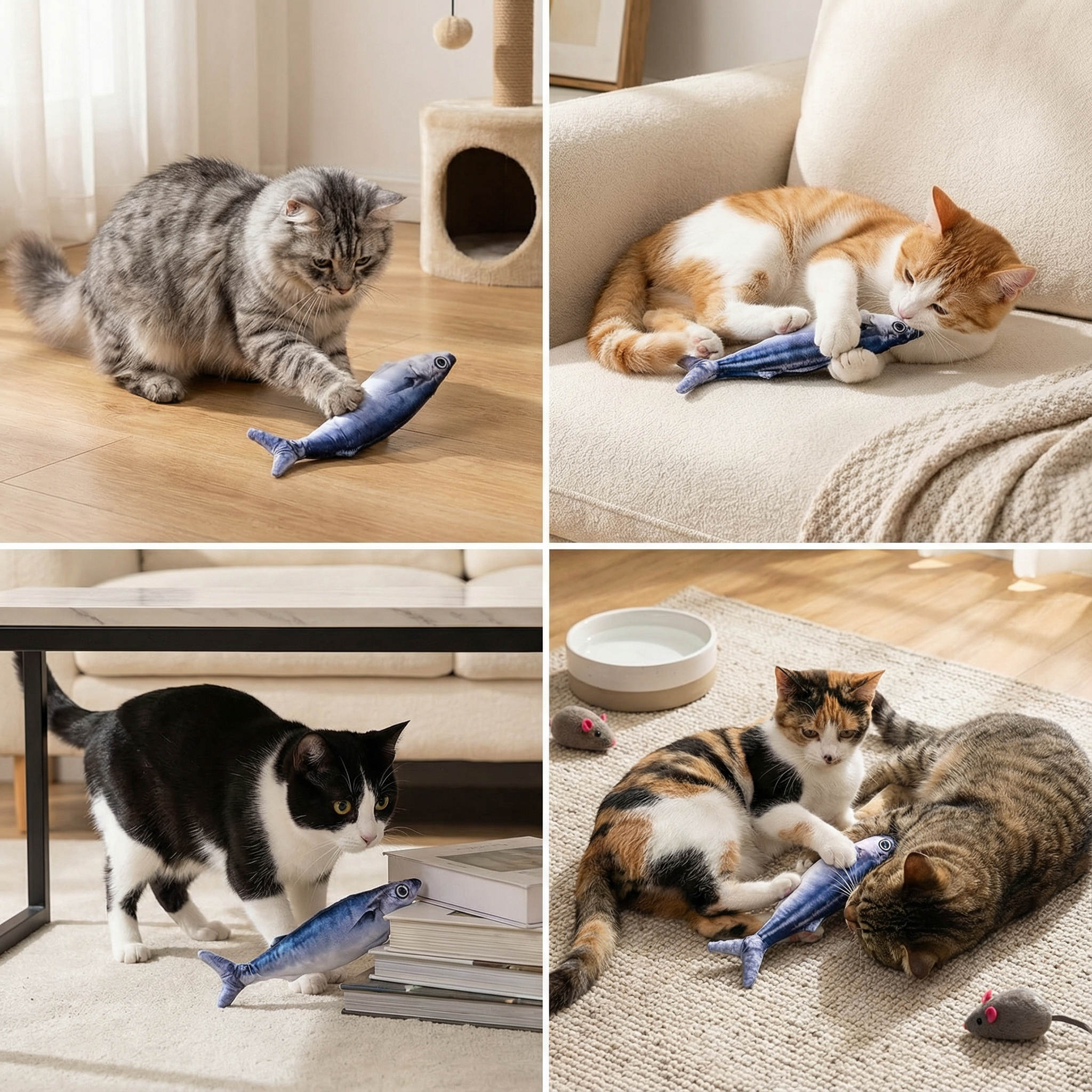 Interactive Wiggly Fish Cat Toy – Cat Toys